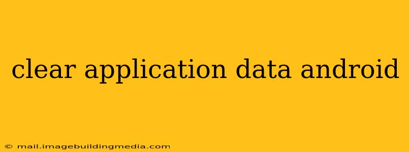 clear application data android