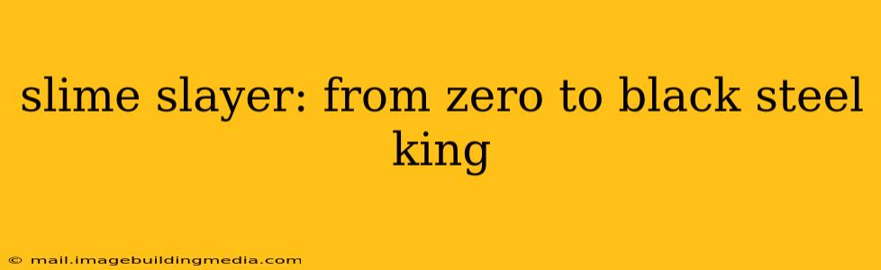 slime slayer: from zero to black steel king